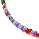 Verre collier de perles NJEW-Z029-05U-2