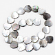 Natural Black Lip Shell Beads Strands X-SSHEL-Q298-11A-2
