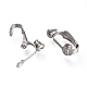 304 accessoires de convertisseurs de boucles d'oreilles à clips en acier inoxydable STAS-O110-20P-3