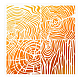 Fingerinspire 木目調ステンシル 11.8x11.8 インチ木目調ステンシル テンプレート プラスチック年輪模様 ペイント ステンシル 大型 再利用可能な DIY アートとクラフト ステンシル 塗装用 家の壁の装飾 DIY-WH0391-0034-1
