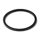 Placcatura ionica (ip) 304 anello da dito semplice a fascia semplice in acciaio inossidabile per donna uomo RJEW-F152-05B-2