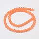 Natural & Dyed Malaysia Jade Bead Strands X-G-A146-6mm-A05-2