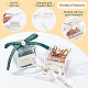 Cajas de regalo cuadradas de acrílico transparente para dulces CON-WH0088-15B-4