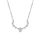 925 подвесные стерлингового серебра ожерелья NJEW-BB34121-1