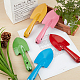 PandaHall 5 Pieces Mini Trowel Set Colorful Metal Hand Shovel Garden Tools TOOL-PH0017-27-2