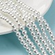 Chapelets de perles rondes en verre peint X-HY-Q003-6mm-01-1