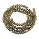 Chapelets de perles en verre électroplaqué EGLA-A034-T3mm-L30-2