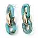 Orecchini pendenti in acrilico stile gemma imitazione EJEW-JE04347-2