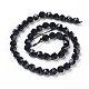 Natural Black Onyx Beads Strands G-K282-01B-2
