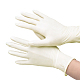 クラフト用ゴム手袋  ラテックスフリー  パウダーフリー  ユニバーサルクラフト作業指手袋  淡黄色  ミディアムサイズ  25x9cm  100個/袋 AJEW-E034-65M-3