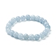 Dyed Natural Jade Beaded Stretch Bracelets BJEW-A117-C-13-2