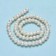 Fili di perle di perle d'acqua dolce coltivate naturali PEAR-F018-17A-01-3