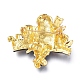Broches de aleación chapados en oro JEWB-L011-010G-2