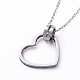 304 Stainless Steel Pendant Necklaces NJEW-L166-14-4
