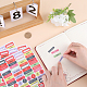 GORGECRAFT 9 Sheets 3 Styles Cash Envelope Label Stickers Colorful Budget Binder Labels Budget Category Letter Sticker for Saving Funds Expenses Tracker Finance Planner Money Bill Coupon Organizer STIC-GF0001-17-3