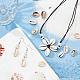 Pandahall elite 160pcs 4 perles de coquille de cauris mélangées naturelles de style BSHE-PH0001-27-3