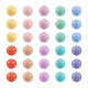 100 stücke 10 farben lebensmittelqualität umweltfreundliche silikonperlen SIL-TA0001-28-2