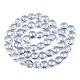 Electroplate Glass Beads Strands EGLA-Q084-12mm-11-3