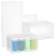 PH PandaHall 10pcs Frosted Transparent Box CON-WH0085-46-7