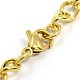 Fashionable 304 Stainless Steel Side Twisted Chain Bracelets STAS-A028-B073-3