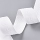 ポリエステルノンスリップシリコン弾性グリッパーバンド  縫製プロジェクト用  ホワイト  30x1mm  約8ヤード/ロール SRIB-WH0006-22B-02-3