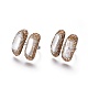 (vendita in fabbrica di feste di gioielli) anelli per dita regolabili con polsini in strass in argilla polimerica RJEW-K229-D-2