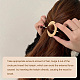 Biyun 6set 6 стиля палочки для волос из цинкового сплава AJEW-BY0001-02-4