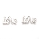 201 Stainless Steel Charms STAS-C017-07P-2