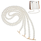 WADORN 2 Strands Resin Imitation Pearl Beaded Bag Straps DIY-WR0002-77-1