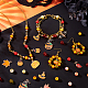 Kits de fornituras para hacer joyas diy con tema de halloween pandahall elite DIY-PH0013-51-5