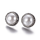 Orecchini di perle naturali EJEW-F230-12B-2