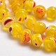 Round Millefiori Glass Beads Strands LK-P001-07-2