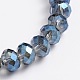 Electroplate Glass Beads Stretch Bracelets BJEW-JB02012-03-3