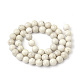 Natural Fossil Beads Strands G-S295-12-8mm-2