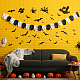 Superfindings 9 imposta 3 stili adesivi decorativi da parete 3d di halloween DIY-FH0005-50-5