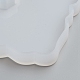 シリコンカップマット金型  レジン型  UVレジン用  エポキシ樹脂ジュエリー作り  ナゲット  ホワイト  120x1120x12mm DIY-G017-A11-3