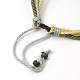 Lava Beads Bracelets BJEW-D264-02-3