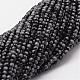 Natural Snowflake Obsidian Beads Strands G-N0186-01-2mm-1