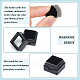 Cube Plastic Loose Diamond Storage Boxes CON-WH0095-49B-4