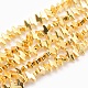 Electroplate Non-magnetic Synthetic Hematite Beads Strands G-L485-19-G-1