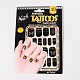 Mixed Style Removable Fake Temporary Tattoos Paper Stickers AJEW-O025-02-2