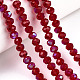 Electroplate Glass Beads Strands EGLA-A034-T2mm-L20-4