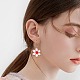DIY 3D Flower Dangle Earring Making Kit DIY-SZ0008-56-6