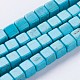 Synthetic Turquoise Beads Strands G-E456-01-6mm-1