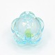 Transparent AB Color Acrylic Flower Beads TACR-J046-06-1