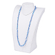 Synthetic Moonstone Beaded Multi-use Necklaces/Wrap Bracelets NJEW-K095-C14-4