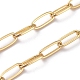 3.28 Feet Soldered Brass Paperclip Chains X-CHC-G005-06G-4