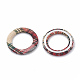 Cloth Fabric Covered Linking Rings WOVE-N009-01E-2