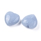 Coeur d'aventurine bleu naturel pierre d'amour G-L533-31-1-2