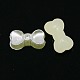 Bowknot cabochons de perles acryliques X-MACR-F013-22-2